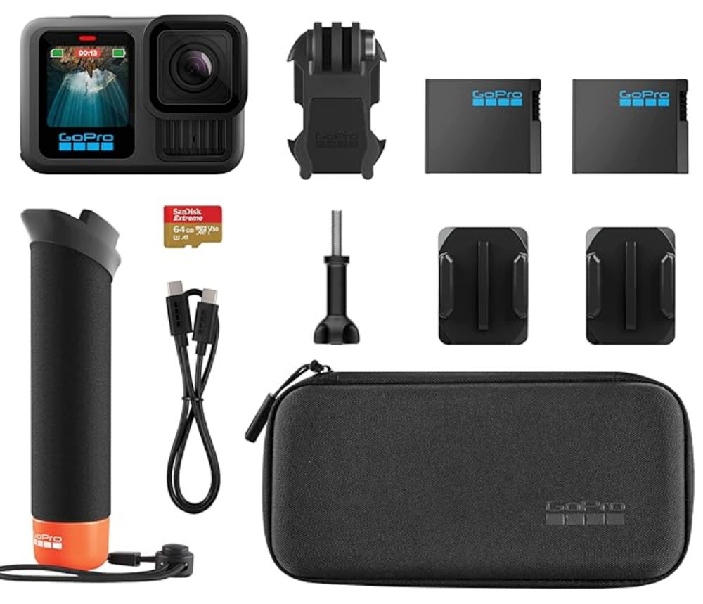 a gopro hero13 with accessories is the perfect gear for capturing moments on trail