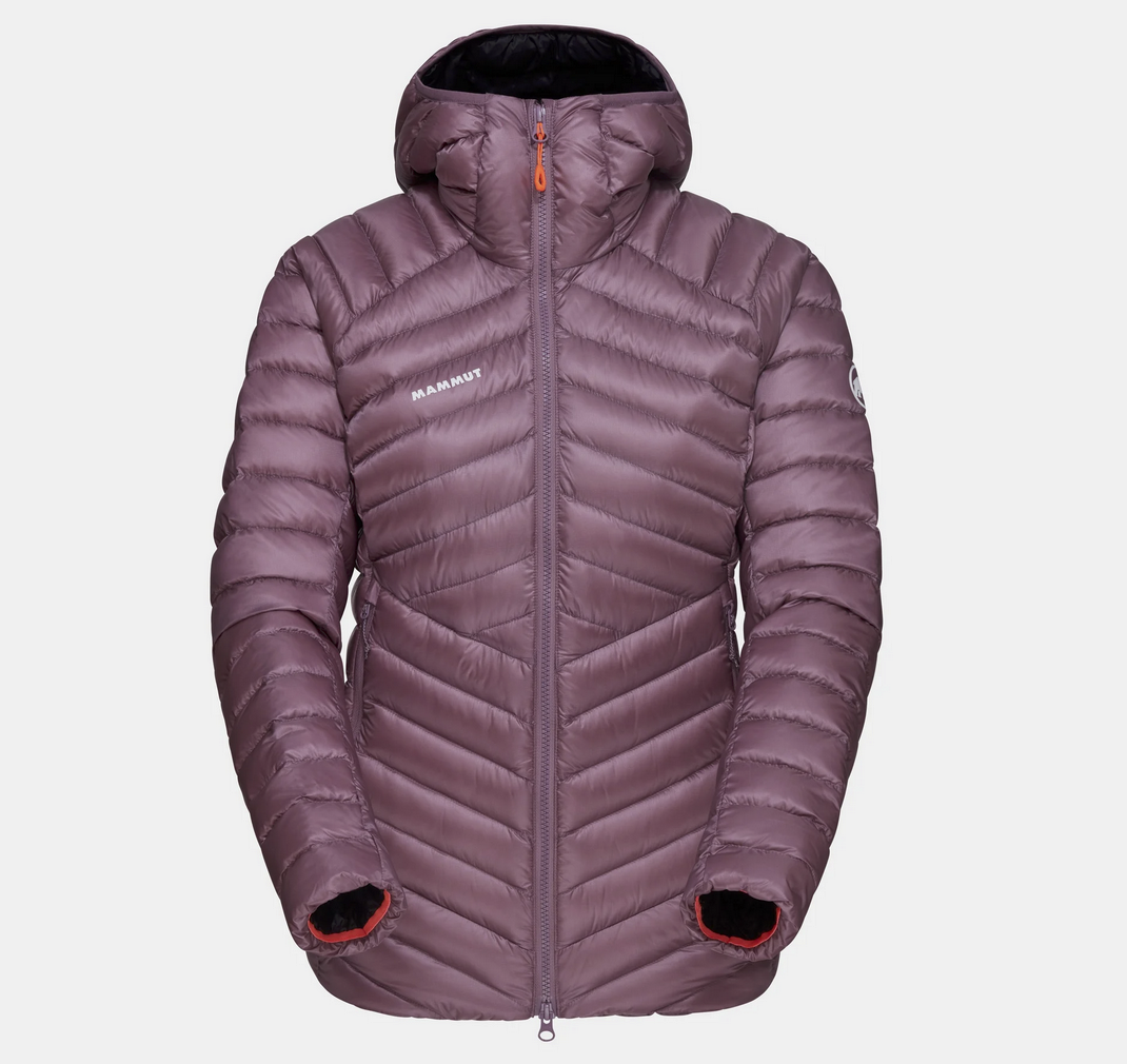 mammut broad peak in hooded down jacket