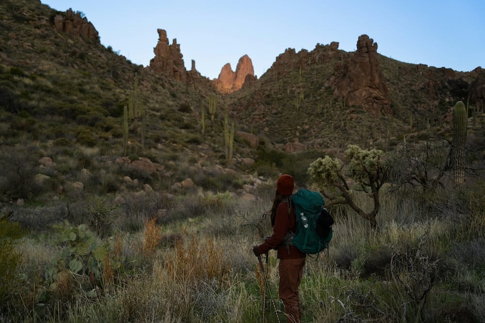 trekking poles for backpacking in the southwest