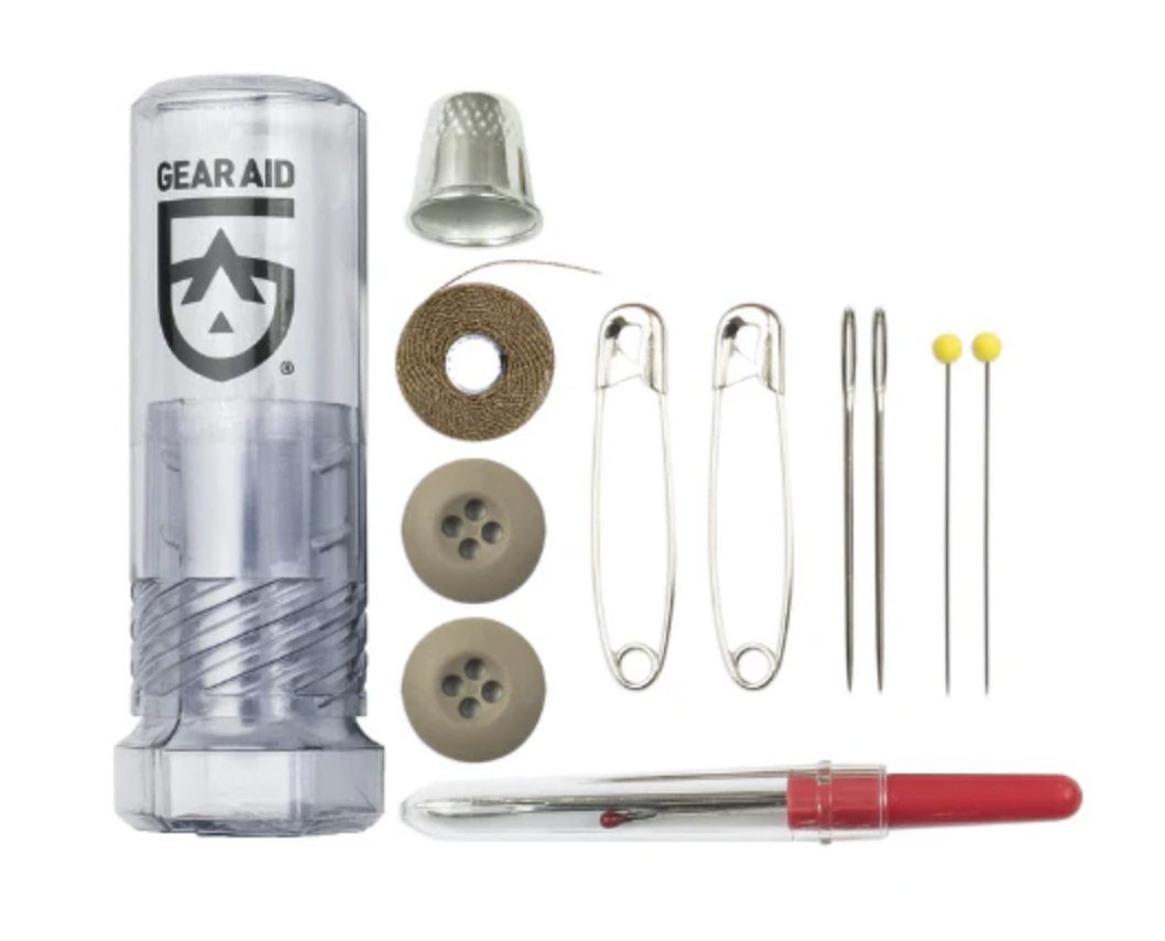 Laid out Repair Kits by Gear Aid