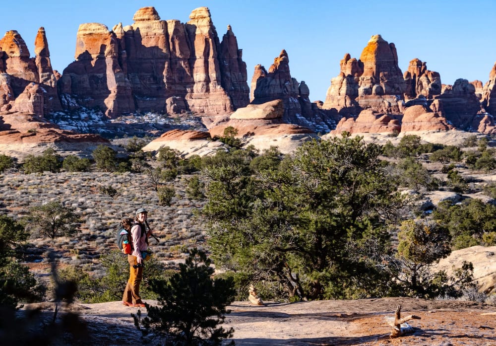 how we chose the best daypacks of 2025 was through gear testing on trail, like the one here in utah's high desert