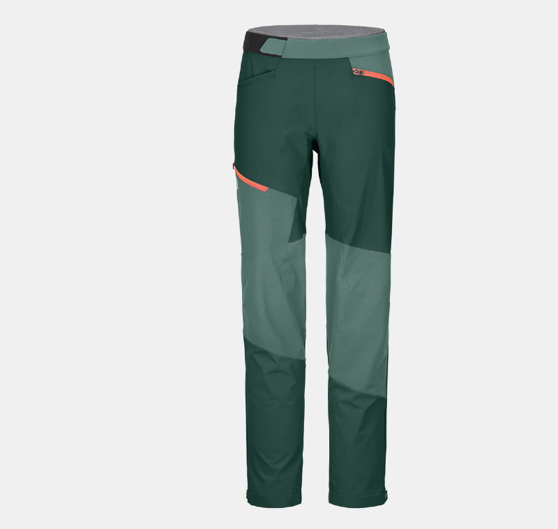 stock image of the Vajolet Pants by Ortovox which are perfect for women who love to hike in 2025