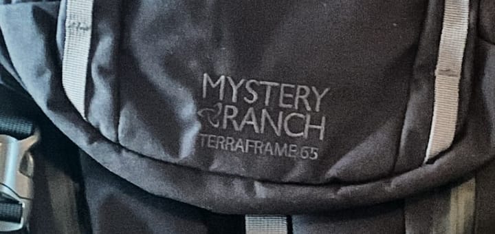 a mystery ranch backpack that will sooon be phased out by yeti